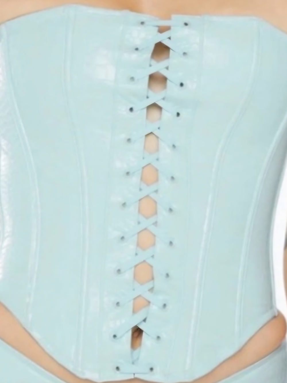 Savage X Fenty NWT Aqua Blue Corset